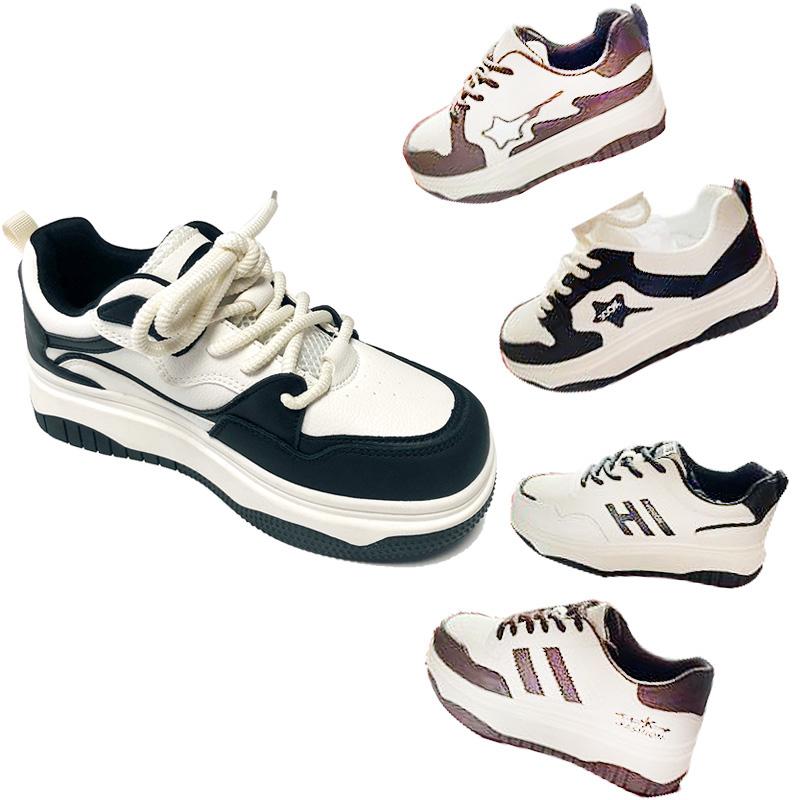 Overstock Zapatos Señoras Chunky Deportes Casual Caminar Correr Skateboard Zapatos Zapatillas de deporte