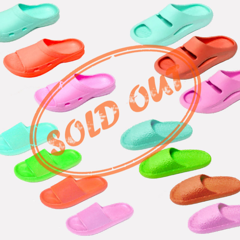 Sandalias de EVA cómodas y resistentes de marca para damas, con perchas, al por mayor.