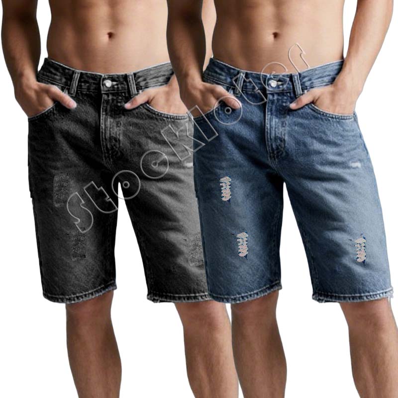 Surplus Stock distressed jeans shorts