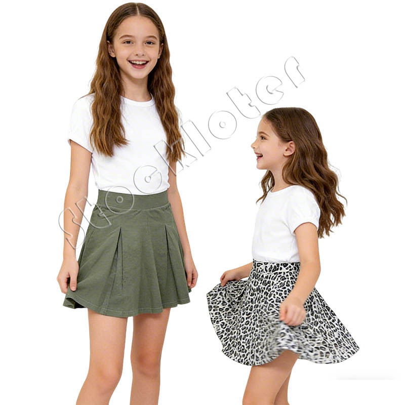 wholesale girls cotton skirts stocklot